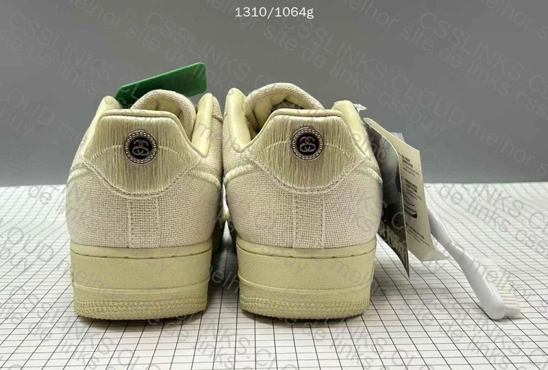 Stussy x Nike Air Force 1 Low Fossil 5