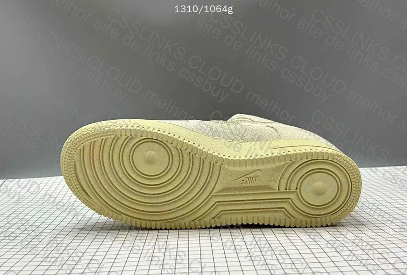 Stussy x Nike Air Force 1 Low Fossil 9