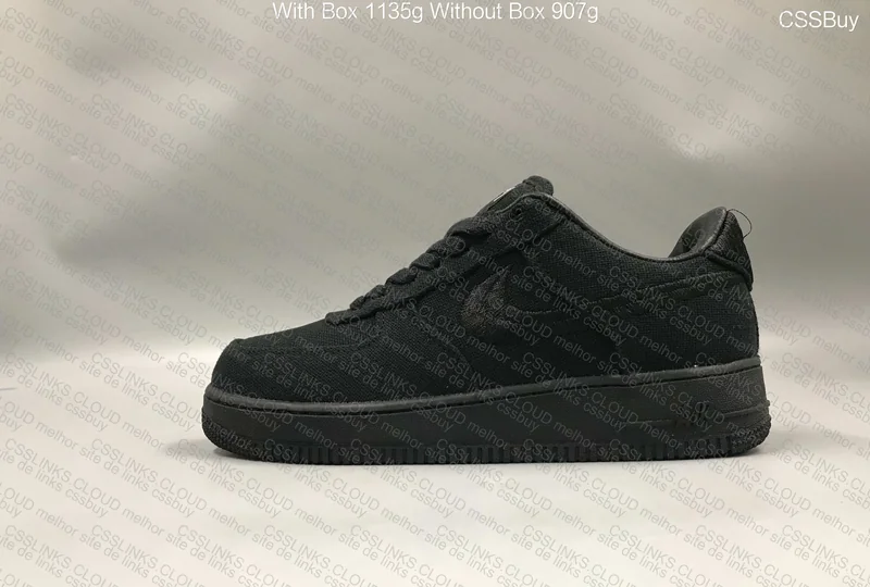 Stussy x Nike Air force low (BLACK) 7