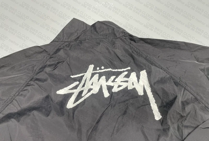 Stussy x Nike Windrunner Jacket Black 3