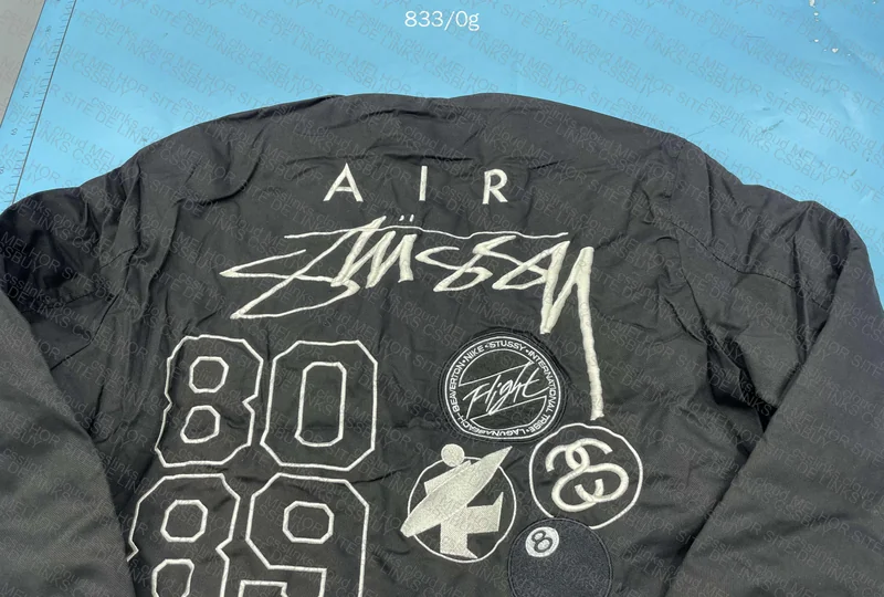 Stussy x Nike Reversible Varsity Jacket (Sorteio) 8
