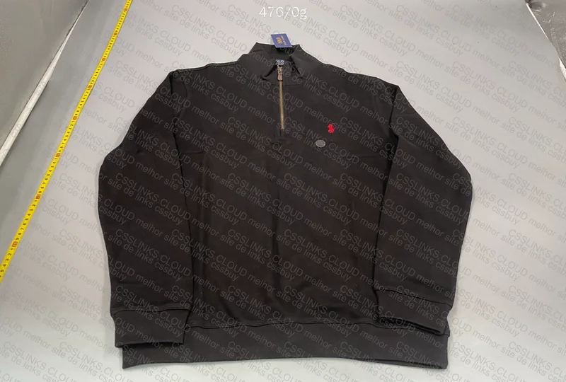 Polo Ralph Lauren 1/4 Zip Sweater Black 4