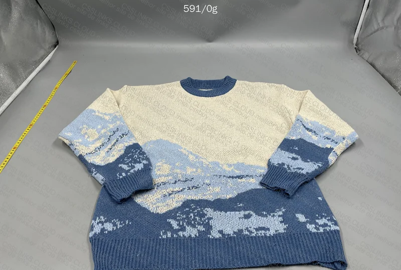 Blue Sweater (Size L with Measurements)