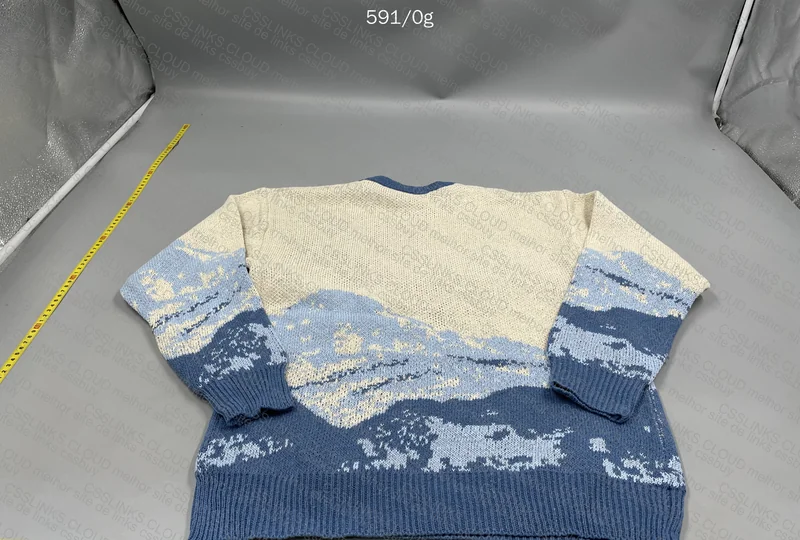 Blue Sweater (Size L with Measurements) 3