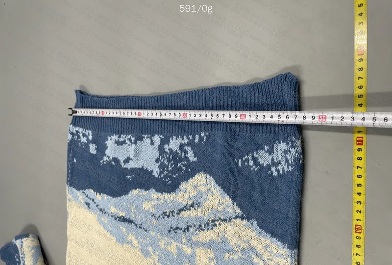 Blue Sweater (Size L with Measurements) 7