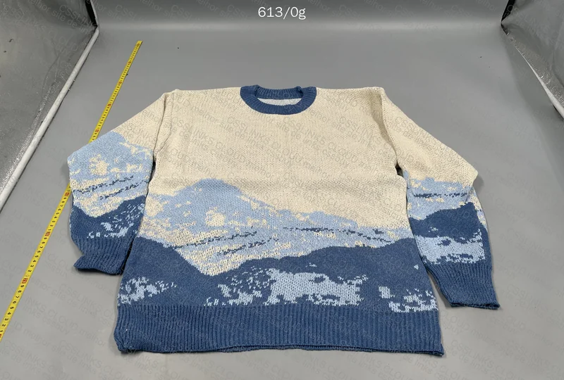 Blue Sweater (Size XL with Measurements) 2