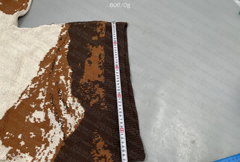 Brown Sweater (Size L with Measurements) 10