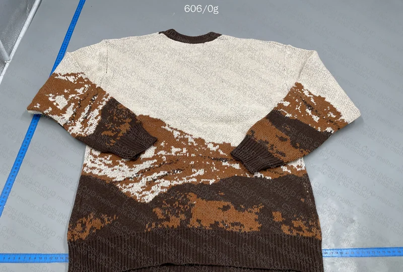 Brown Sweater (Size L with Measurements) 2