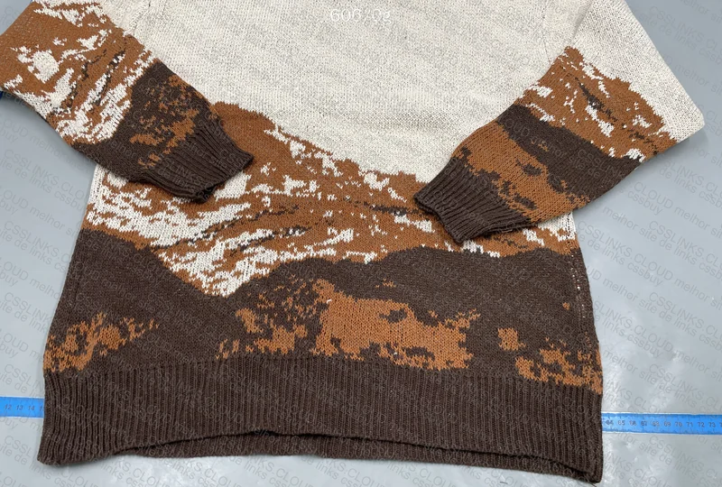 Brown Sweater (Size L with Measurements) 3