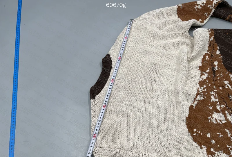 Brown Sweater (Size L with Measurements) 8