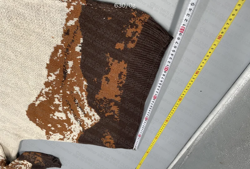 Brown Sweater (Size XL with Measurements) 3