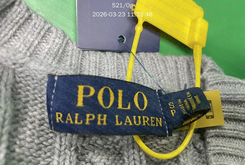 Suéter Polo Ralph Lauren Preto e Cinza 3