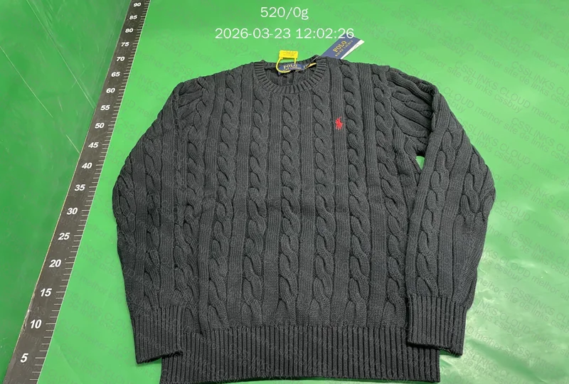 Suéter Polo Ralph Lauren Preto e Cinza 6