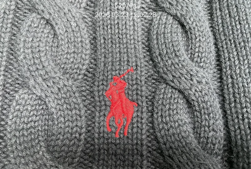 Suéter Polo Ralph Lauren Preto e Cinza 7