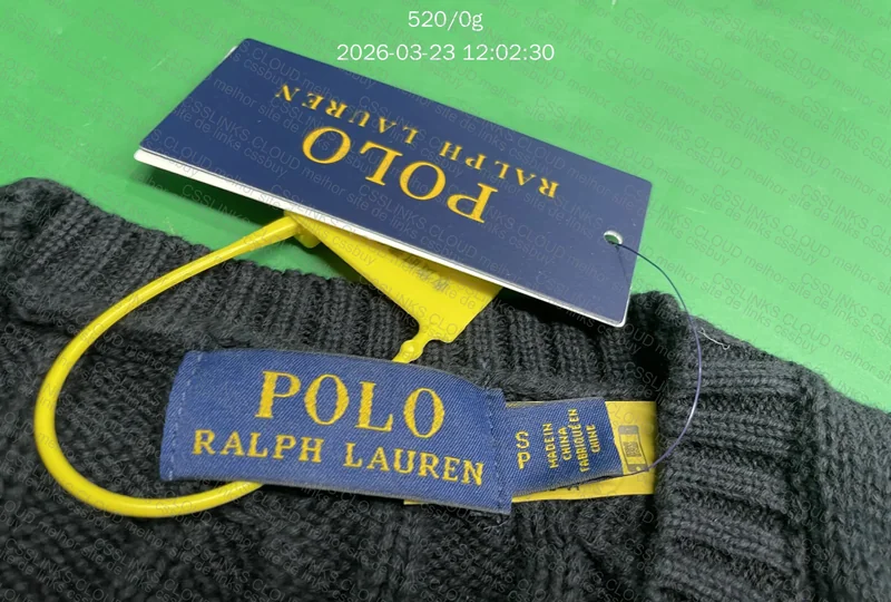 Suéter Polo Ralph Lauren Preto e Cinza 8