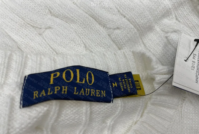 Polo Ralph Lauren White Sweater 3