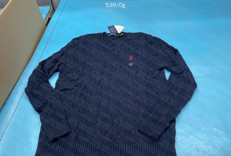 Ralph Lauren Sweater (Two Colors: White and Navy Blue)