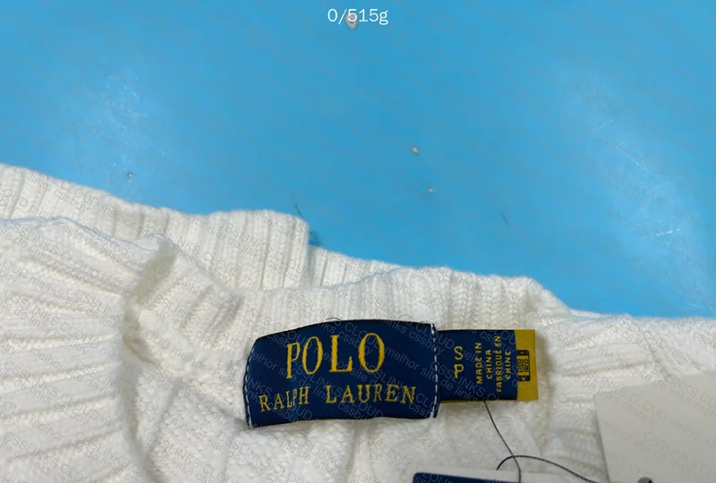 Ralph Lauren Sweater (Two Colors: White and Navy Blue) 6