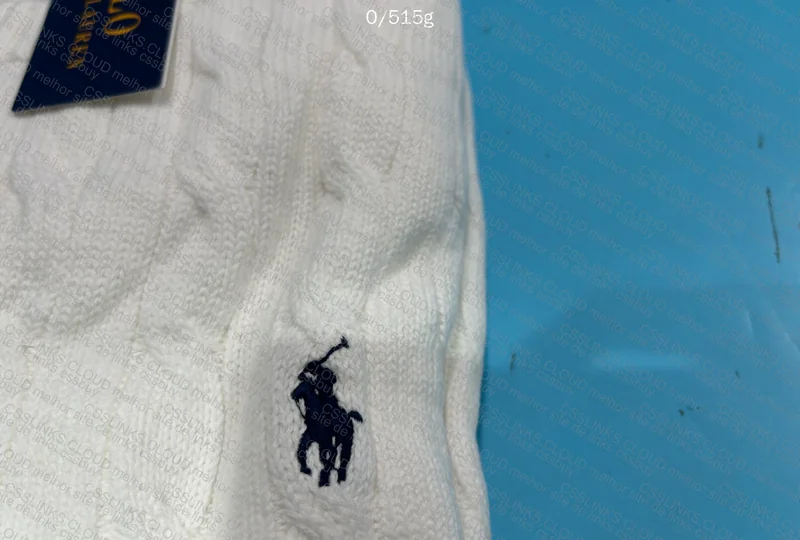 Ralph Lauren Sweater (Two Colors: White and Navy Blue) 9
