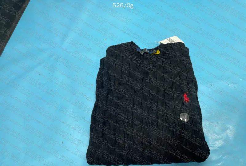 Ralph Lauren Black Tricot Sweater