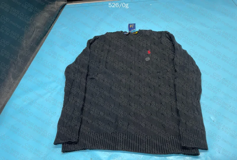 Ralph Lauren Black Tricot Sweater 5