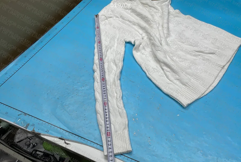 White Ralph Lauren Sweater with Measurements 3