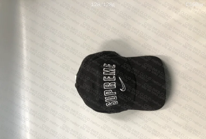 Supreme x Nike Corduroy Arc Cap (Black) 2