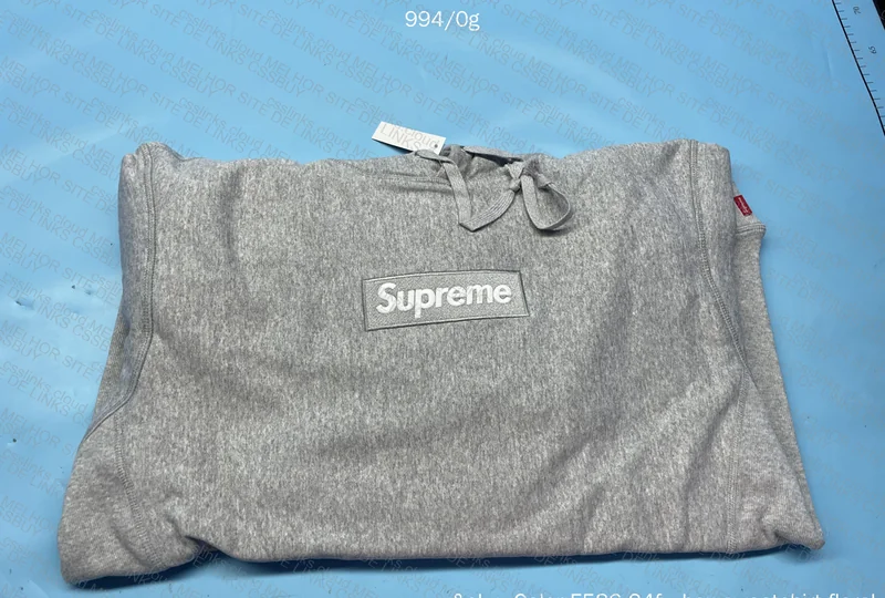 Supreme Box Logo Hooded Sweatshirt Sweatshirt (FW24) Heather Grey