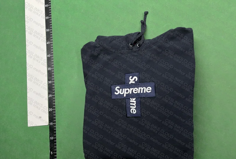 Supreme Cross Box Logo (navy) 2