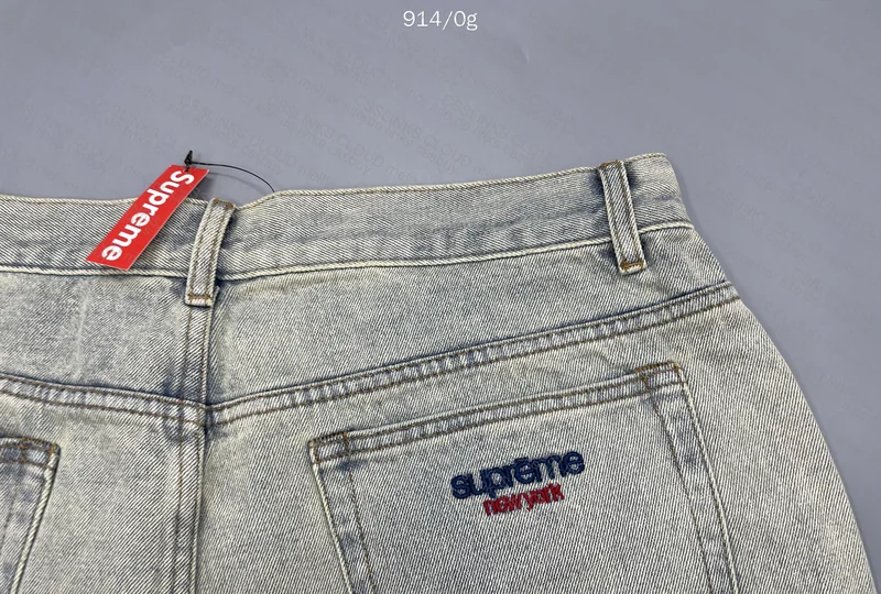 supreme dirty baggy jeans 4