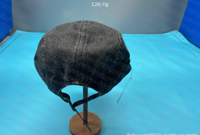 Supreme FW22 Denim 5-Panel Camp Cap Washed Black