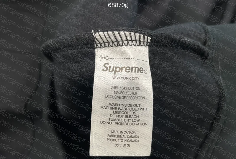 Supreme Hoodie S Logo Zip Up Hooded Sweatshirt 2