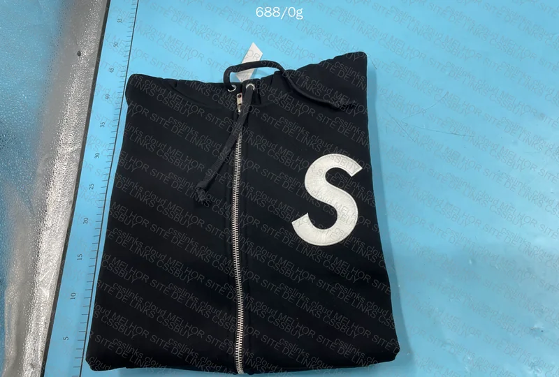 Supreme Hoodie S Logo Zip Up Hooded Sweatshirt 6