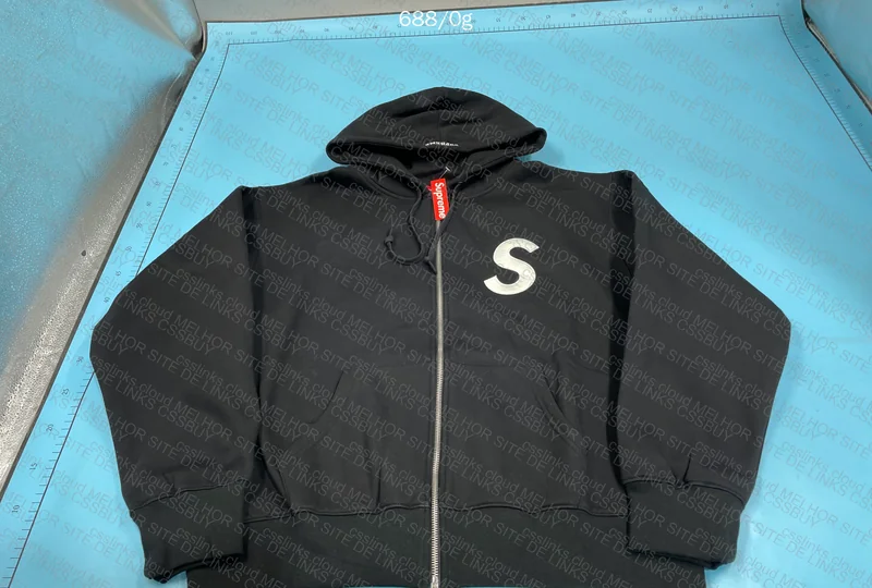 Supreme Hoodie S Logo Zip Up Hooded Sweatshirt 7