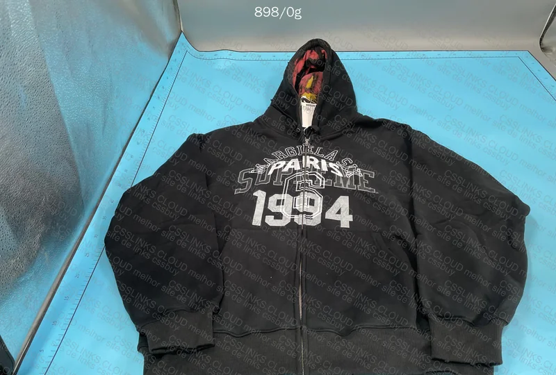 Supreme MM6 Maison Margiela Zip Up Hooded Sweatshirt 2