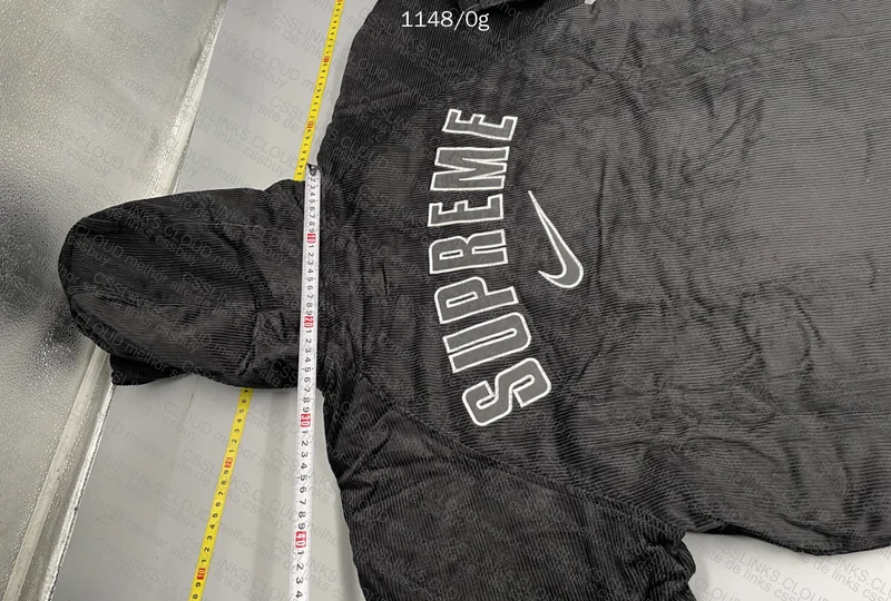 Supreme Nike Arc Corduroy Hooded Jacket Black 9