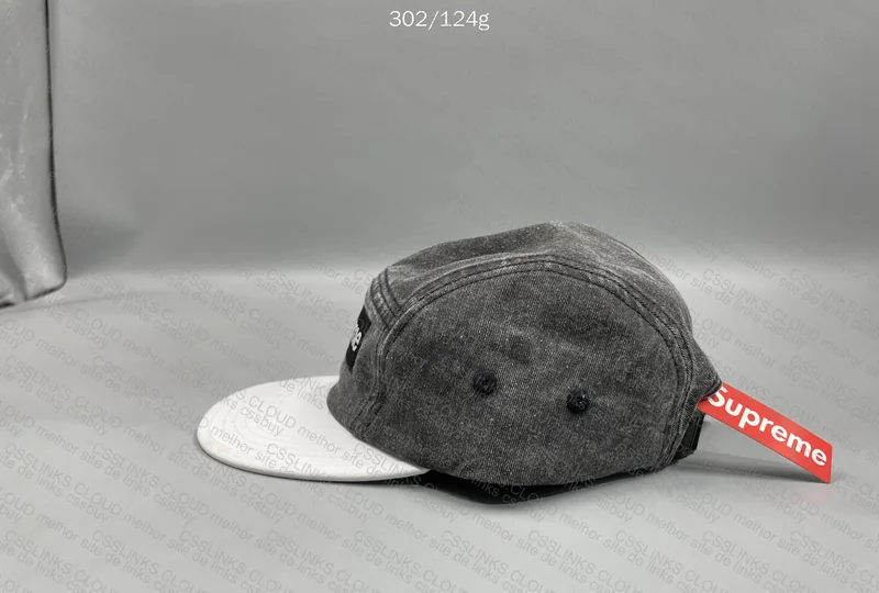 Supreme Pigment 2-tone Camp Cap Black 2