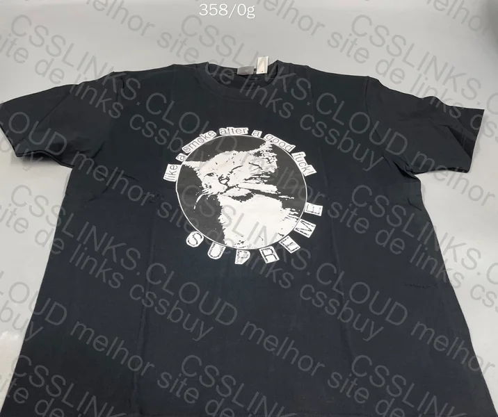 supreme smoke tee (cat smoke)