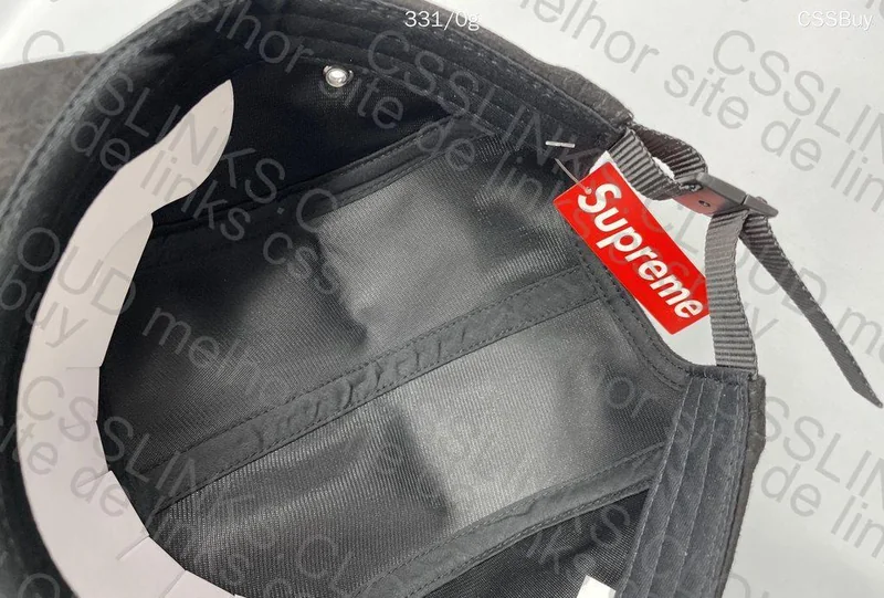 Supreme Suede camp cap