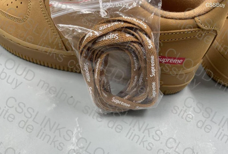 Supreme x Air Force 1 Low SP Wheat