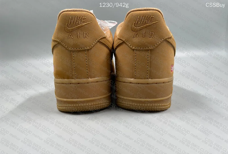 Supreme x Air Force 1 Low SP Wheat 3