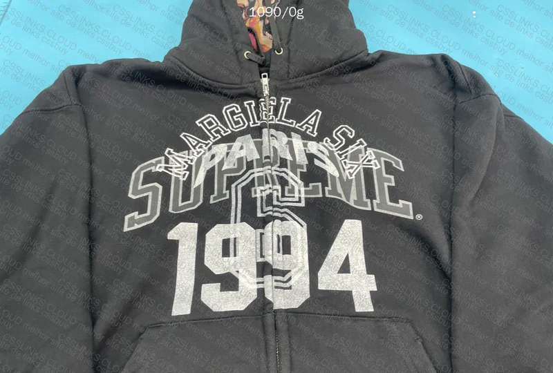 supreme x maison margiela hoodie 6