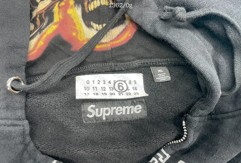 Supreme x Margiela zip up MVT 9