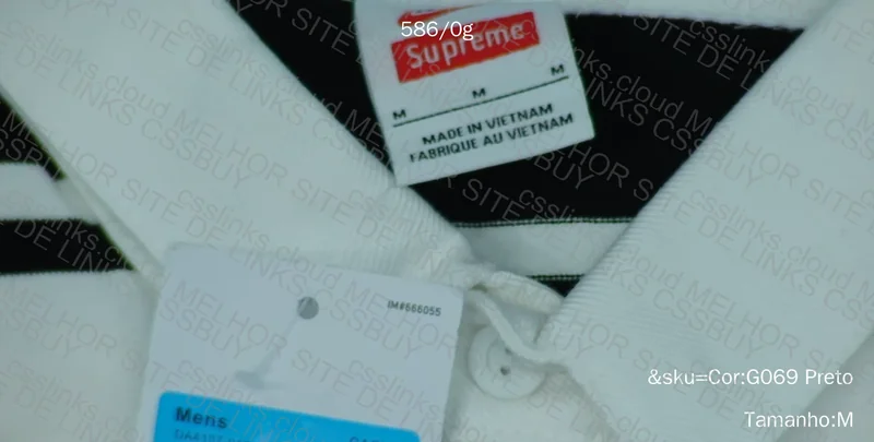 Supreme x Nike Stripe Rugby T-Shirt Black 5