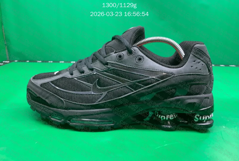 SUPREME X NIKE SHOX RIDE BLACK 5
