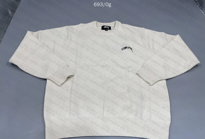 Stussy Care Label Sweater (With Measurements)