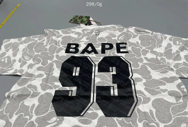 Bape x Inter Miami Gray T-shirt 10