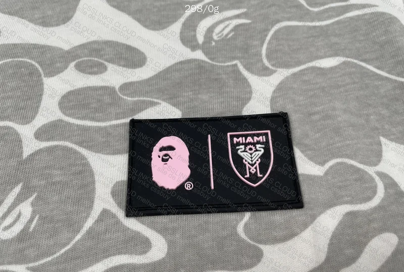 Bape x Inter Miami Gray T-shirt 5