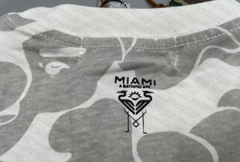 Bape x Inter Miami Gray T-shirt 9