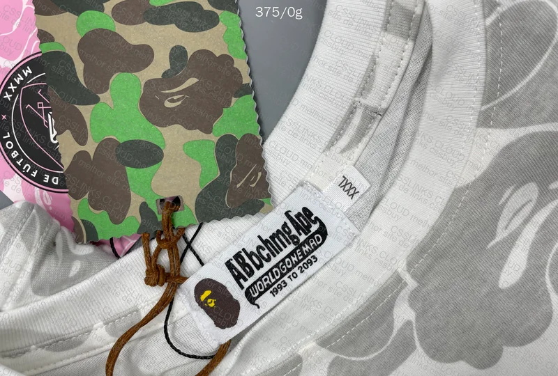 Bape x Inter Miami Gray T-shirt